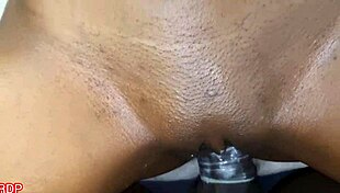 Ever wonder how a dripping wet pussy gets fucked cowgirl creampie after muscular massage licking?