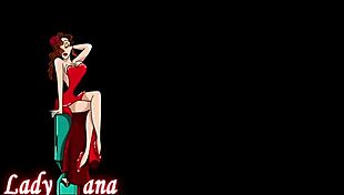 Lady Ana's Ass Stuffed with Seven Balls After Double Fisting