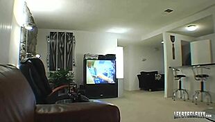 gorgeous ebony stacey cash deepthroats lex steele's massive interracial cock for cash