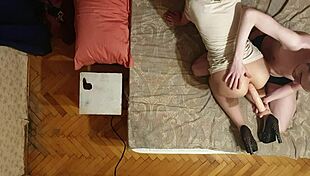 Sasha's Ass Gapes Wide on Dildo for Mistress Anastasia!