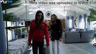 Angel Emily endures Mike Angelo rough anal pounding one night