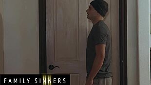 wanna see hot babe strip then ride stepcousin's monster cock doggystyle?