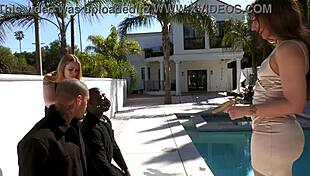 tommy king squirts hard on air thugger's big black cock with gracie rimjob cum facial!