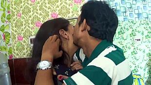 he fucks his best friend's sexy indian wife in the kitchen while she cooks