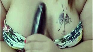 Viral Chubby Asian Student Mommy Fucks Huge Talong Dildo in Bath POV