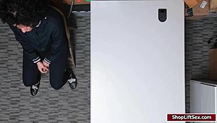 Maya caught shoplifting takes lps monster cock deep inside