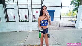 camila cortez the colombian student deepthroats and fucks hard cums on bus ride!