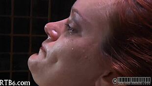 she takes ferocious whipping that marks her skin deep in casual pain play