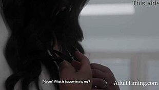 yo busty ebony milf naomi switches to crossdressing domme mode cucking her husband hard