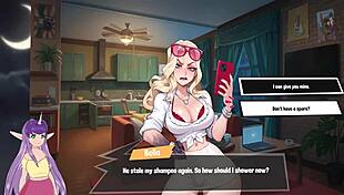 femboy futa milf with big tits and ass in house part 2