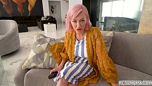 Adira Allure jerks raging cock for Allen Swift in hot session