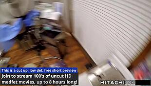 become doctor-tampa giving human guinea pig sophia valentina mandatory hitachi orgasms in hospital