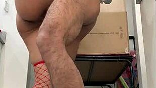 mexican model nympho fucks boss in bathroom frenzy!