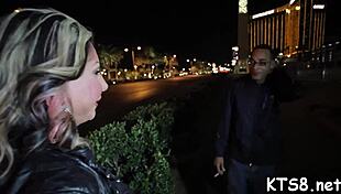 tranny bounces on huge shlong gulping hot load