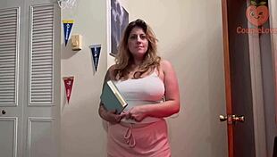 stepmom, come tuck me in with that huge cock, i need your cum all over my big tits