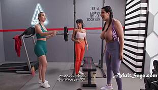 ember snow nicole aria sarah arabic futa gym takeover