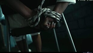 lesbian sluts taken by sex demon squirting hard in rough girl action