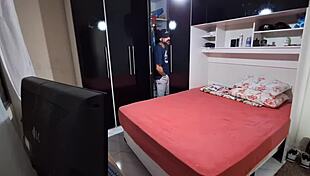 Blindfolded wife prank! Friend fucks her while hubby swaps places