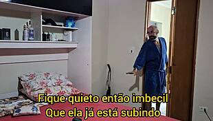 Blindfolded wife prank! Friend fucks her while hubby swaps places