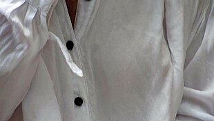 Plump Milf Smokes Cigarette Then Pisses on Street Bench!