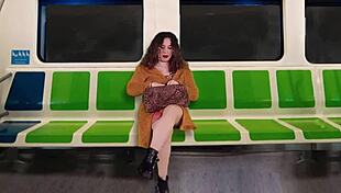 flashing my tits on the train to seduce my hubby's best friend