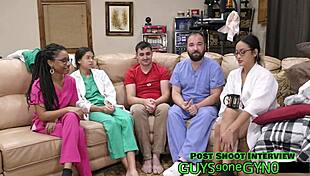 hey nurse, you sneaking in to stroke on that exam table??