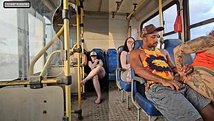 Married Woman Seduces Bus Stranger Passionately