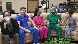 hey nurse, you sneaking in to stroke on that exam table??