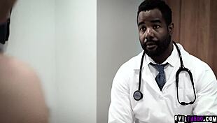 Ebony Doctor Tyler Knight Exploits Teen Patient Maddy O'reilly in Anal Sex Exam