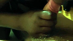 ebony wife takes big black cock deep in hotel room slurp session