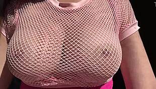 italian milf artemisia loves her big natural tits bouncing in a steamy outdoor session