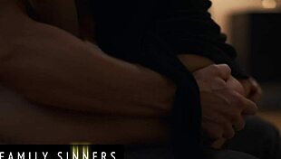 Alexis Tae cheats with Corey Steele for sneaky doggystyle pussy pounding behind partners