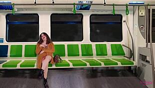 flashing my tits on the train to seduce my hubby's best friend