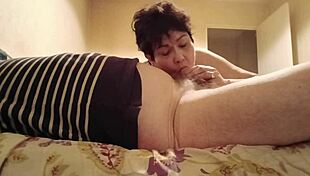 marie esclave suck my cock deep cum in mouth facial homemade