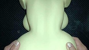 Sally Bent Over Desk Doggystyle Creampie In Curvy Big Ass Vagina Closeup
