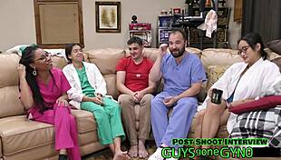 hey nurse, you sneaking in to stroke on that exam table??