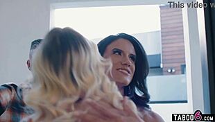 Wife Gets Curious About Stepfamily Monster Cocks During Stayover