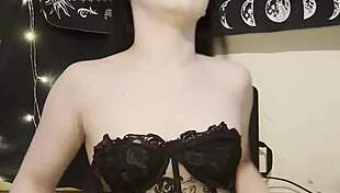 i can't stop spreading my juicy goth petite teen pussy and fat ass for you... it's so wet and tight