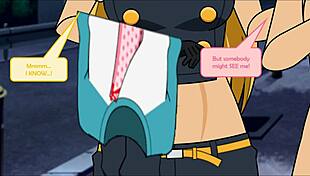 Girl Strips Desperately To Escape Arrest In Wild Animation