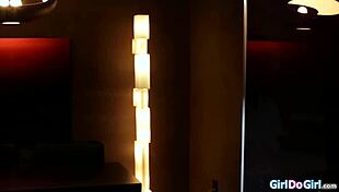 so the petite teen is under her milf boss now face sitting licking pussy in lezdom domination 