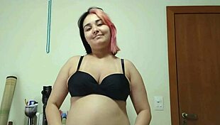 Cute Pregnant Nympho Fucks Tasty On Ugly Old Toothless Man's Huge Cock!