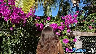 perfect bubble ass teen elena generi strips naked exposing everything!