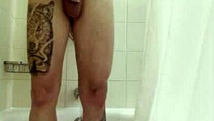 that steamy bath groping turns into explosive handjob action!