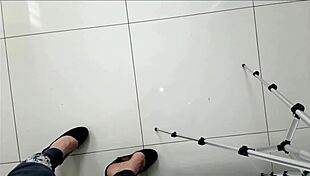 Latina Brunette Busty Friend Discovers Bathroom Toy Play Then Breaks Ass