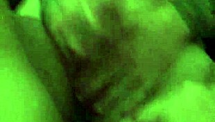 watching my wife rub pussy while i jack off then creampie cleanup suckout