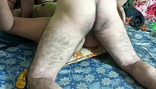 Bengali housewife moans dirty in hot morning quickie