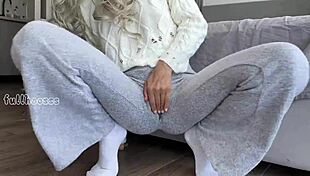 Asian Stepdaughter Fingers Tight Pussy Till Squirting Orgasm!