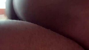 morning glory ebony wife rides big cock creamy pussy homemade couple fuck