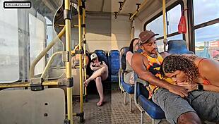 Married Woman Seduces Bus Stranger Passionately