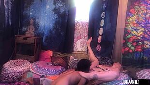 jenna foxx and kayla paige flaunt their curves in steamy lingerie play